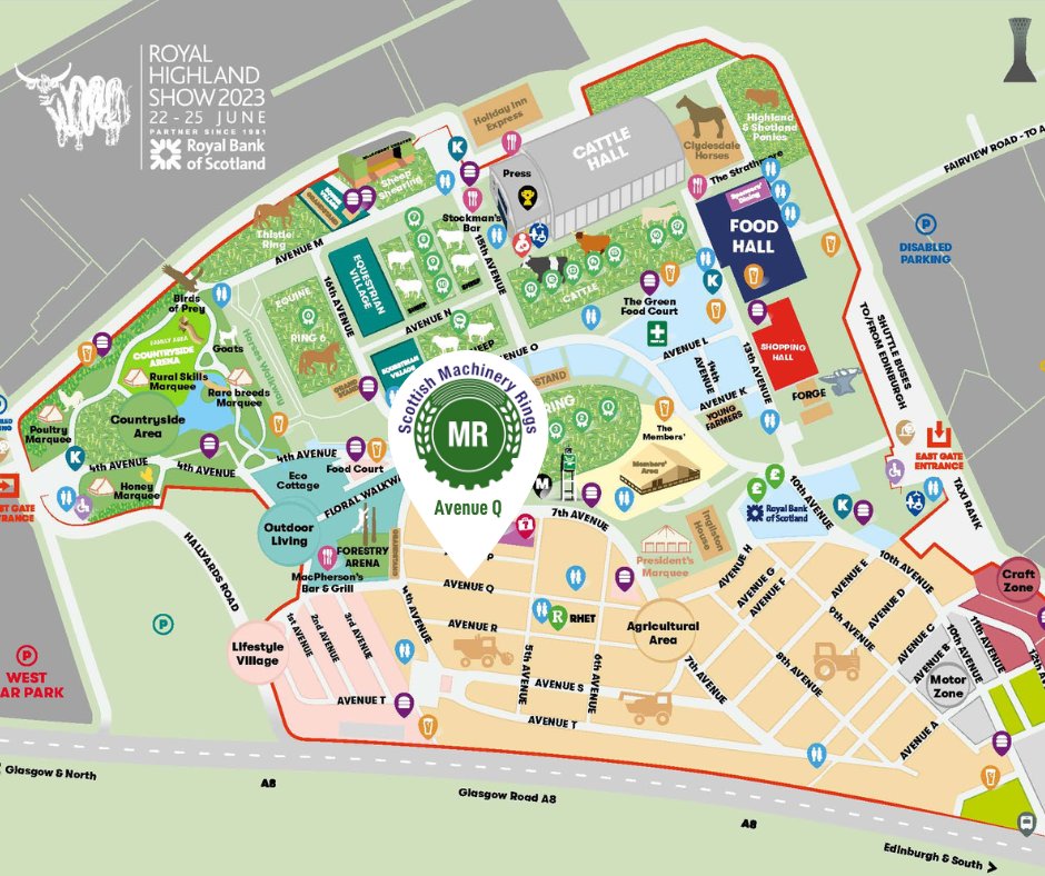 Scottish Machinery Rings Association (@scottishrings) on Twitter photo For those who have lost direction - it can be tricky finding us in the maize of all the other great exhibitors joining us this year at the <a href="/ScotlandRHShow/">Royal Highland Show</a> so we've tried to make it a wee bit easier - head to the forestry arena and you'll find us in Avenue Q #machineryrings For those who have lost direction - it can be tricky finding us in the maize of all the other great exhibitors joining us this year at the <a href="/ScotlandRHShow/">Royal Highland Show</a> so we've tried to make it a wee bit easier - head to the forestry arena and you'll find us in Avenue Q #machineryrings