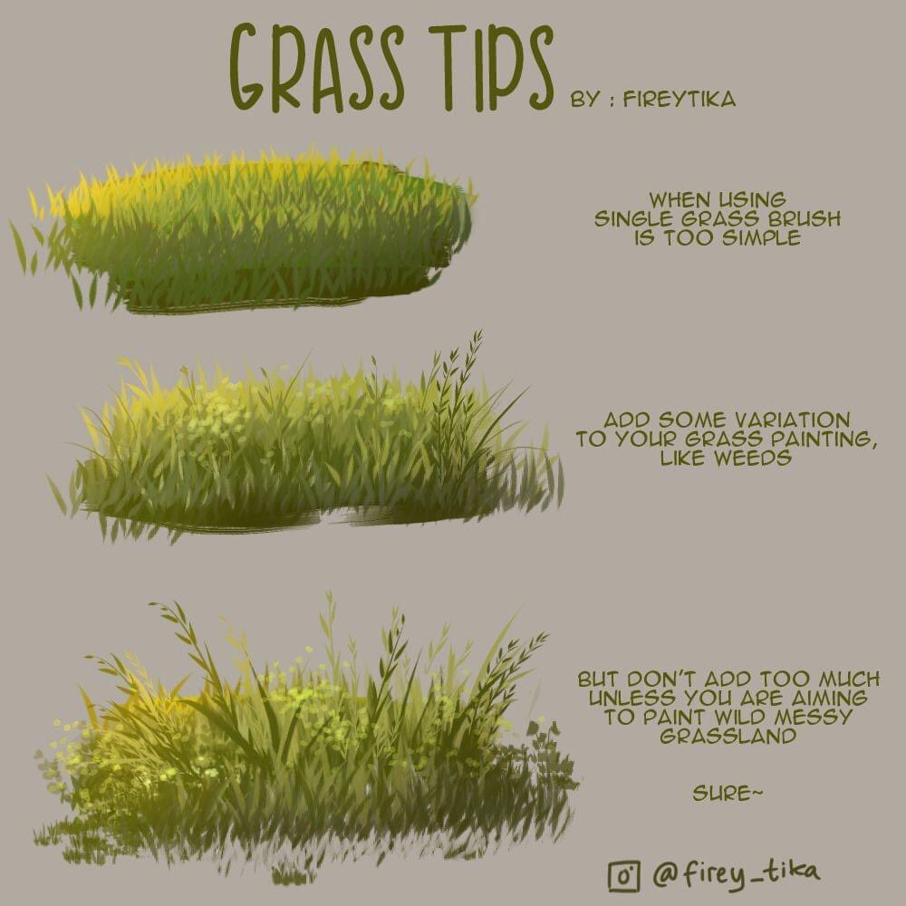 fireytika's tweet photo. Grass tips i made in 2020 recently got many shares
https://t.co/E6vio6kq3A
#grasstips #tutorial #grass #backgroundtutorial https://t.co/Xg9nXjxr5s
