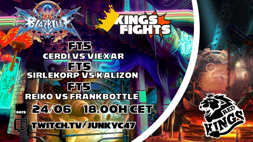 RedKings_FG's tweet photo. #KINGSFIGHTS🥊👑
Este finde tendremos FTs de #BBCF:
@cerdi99 🆚 @viexar
@SirLeKorpFGC 🆚 @Kalizonman
@ReikoAyanami 🆚 @Frankbottle
Menudos combatazos se vienen 🔥🔥 https://t.co/l6CmpqjBWY
