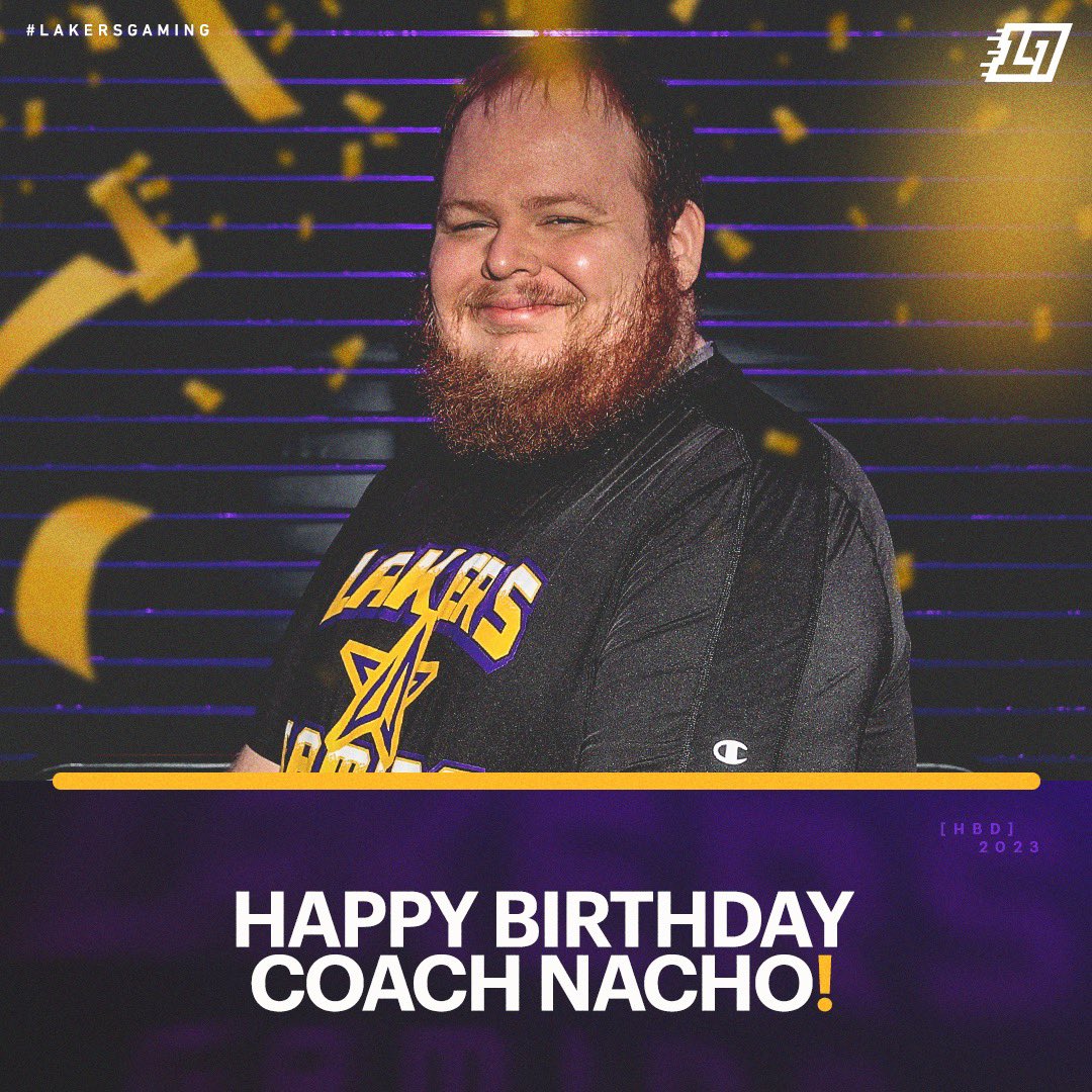 Happy Belated Birthday Coach <a href="/NachoTraynor/">Suge Nach</a>! 🎉

#LakersGaming