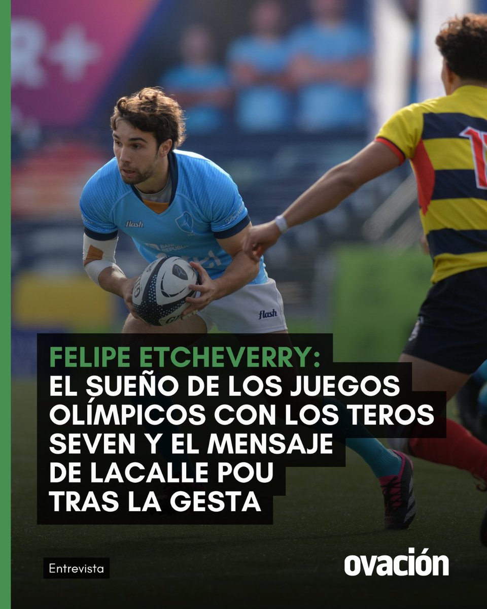 ovacionuy's tweet photo. Felipe Etcheverry: el sueño de los Juegos Olímpicos con Los Teros Seven y el mensaje de Lacalle Pou tras la gesta

►https://t.co/GMOUPtadA3◄ https://t.co/8ODOBlKOt1