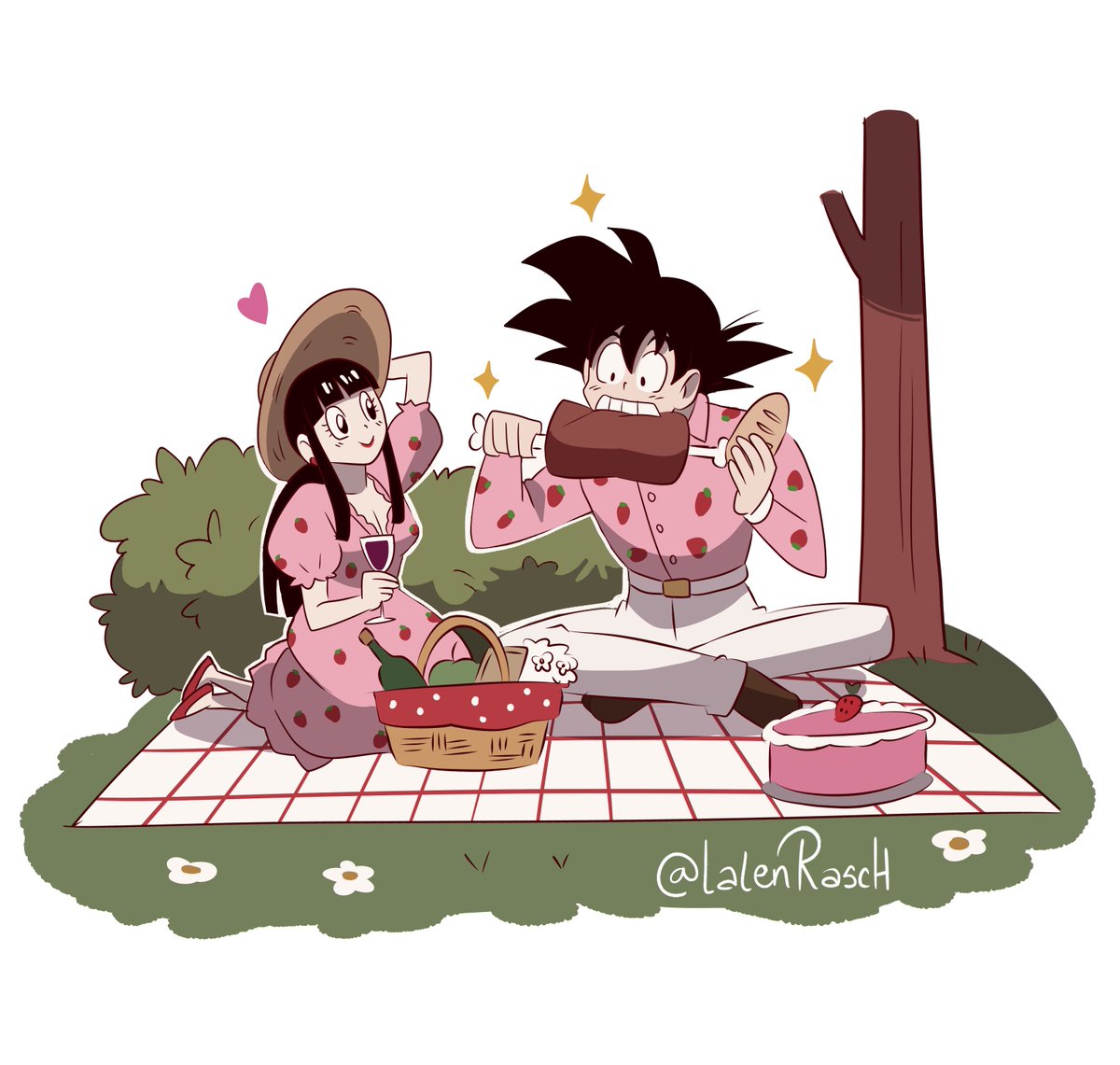 🍓💗Goku X Chichi💗🍓Time as a couple🌸🌷🌻☀️

#Goku #gokuxchichi #dragonballZ #DragonBallSuper #fanart