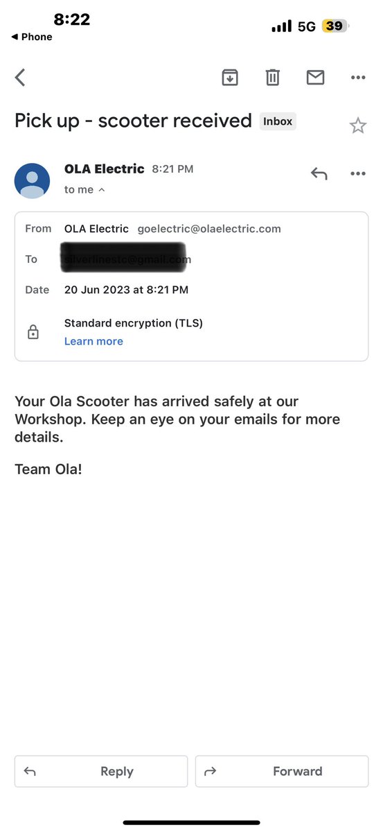 msd4ublr's tweet photo. Ola is also a liar. Worst company can’t trust them. they have closed my complaint by saying I have taken my vehicle to there service Center it’s  false it’s fake. My vehicle was with me and no one has come for the service or taken my vehicle for service. #4991432 @OlaElectric https://t.co/fSxoMaZFpx