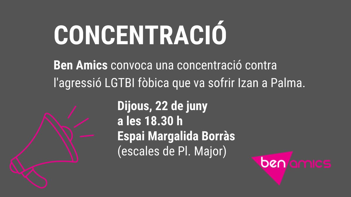 CAP AGRESSIÓ SENSE RESPOSTA! ✊🏳️‍🌈