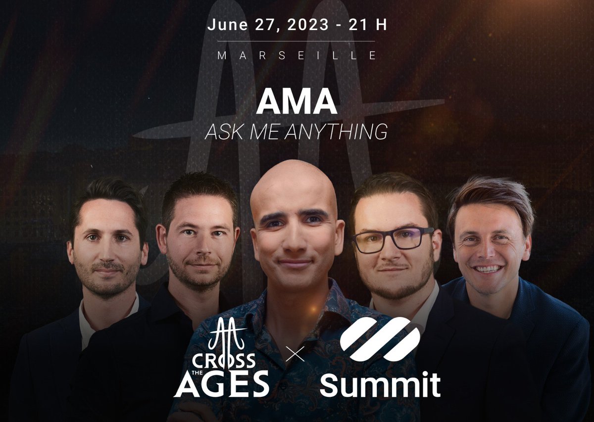 Cross The Ages (@crosstheages) on Twitter photo 🎁 #GIVEAWAY
💸 Win 1000 $USD!
We are preparing an epic AMA! To celebrate this event, you can win 2x $500.
- $500 Here!
- $500 at <a href="/FlowRent_21M/">Flowrent</a>!
🔥 Like & RT
⚡️ Follow <a href="/chlagousami/">Chlagou Sami</a>, <a href="/FlowRent_21M/">Flowrent</a>, <a href="/CrossTheAges/">Cross The Ages</a> & @summit_fr_io
🍀 Draw during the AMA! 🤗 🎁 #GIVEAWAY
💸 Win 1000 $USD!
We are preparing an epic AMA! To celebrate this event, you can win 2x $500.
- $500 Here!
- $500 at <a href="/FlowRent_21M/">Flowrent</a>!
🔥 Like & RT
⚡️ Follow <a href="/chlagousami/">Chlagou Sami</a>, <a href="/FlowRent_21M/">Flowrent</a>, <a href="/CrossTheAges/">Cross The Ages</a> & @summit_fr_io
🍀 Draw during the AMA! 🤗
