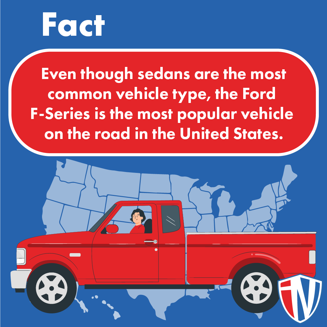 Did you know the most common vehicle in the United States is the Ford F-Series? Swipe to learn this week's myth vs. fact.

#insurancenavy #insurance #car #ford #pickup #mythorfact #trueorfalse