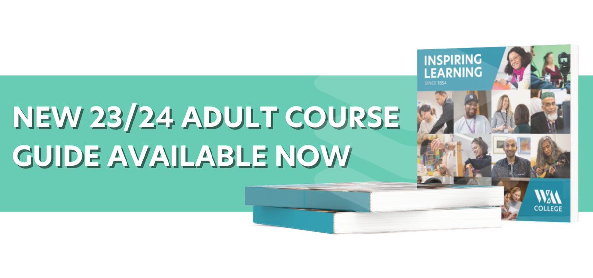 WMCollege's tweet photo. We are delighted to launch the new course guide for 23/24 which is now available online and in hard copy from our reception areas.
Download your course guide here π https://t.co/zW1CJKIxF6
#Courseguide https://t.co/9QF8falILj
