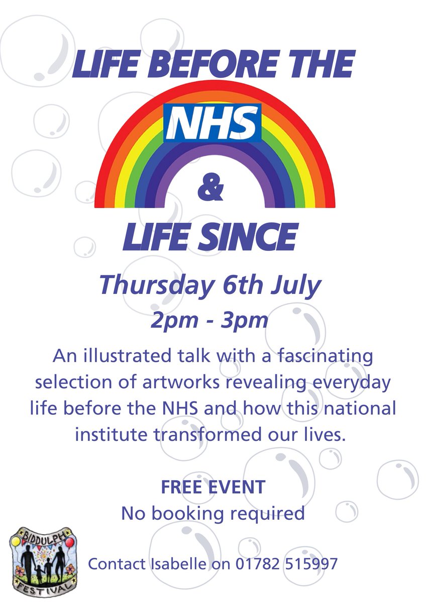 BiddFestival's tweet image. Here&apos;s just a few of the upcoming events that will be ongoing in the first week of our festival. 
There&apos;s something going on for everyone throughout July so keep checking our page for more updates 🎉

#biddulphfestival #biddulph #over50s #bingo #nhs