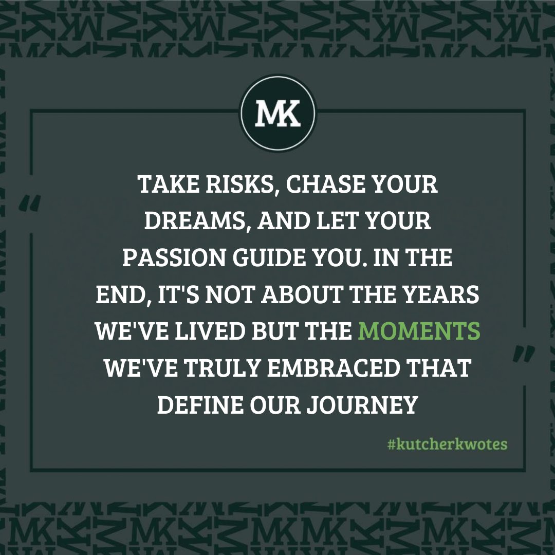 A little reminder for us all! _ #michaelkutcher #personalbranding #shareyourstory #perseverance #cpawareness #keynotespeaker #leadership #organdonation #cerebralpalsy #kutcherkwotes