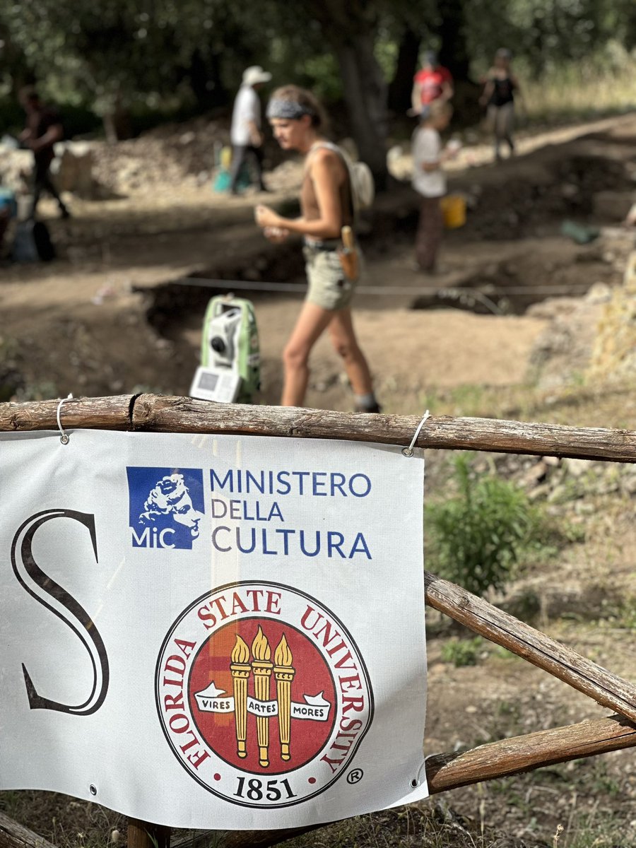 AndreaUDeGiorgi's tweet photo. Cosa excavations at full swing @CosaExcavations @FSUartssciences @FSUResearch #archaeology #italy #ansedonia https://t.co/rheAyplvzP