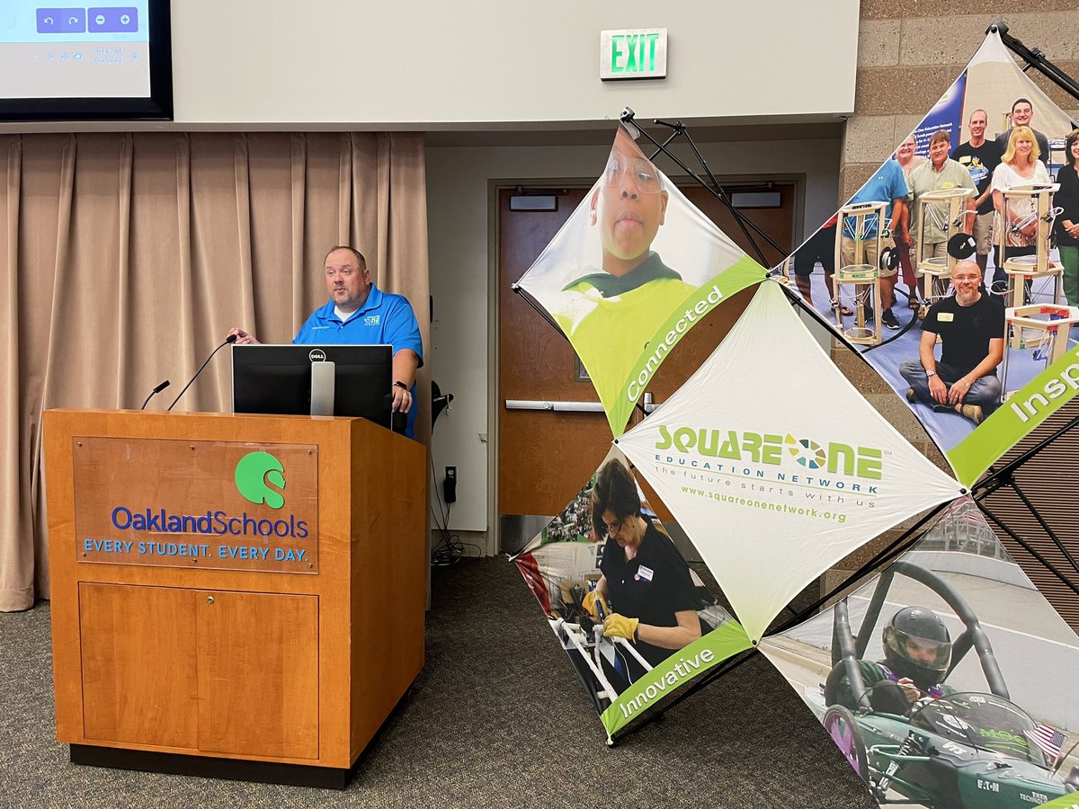 cummingsl's tweet photo. “Coding and Dashes and Spheros, oh my!” So many good things happening at the #CSforMI PLAYDATE at @OaklandSchools today. Thank you @kassabv & @cwilsontech for all of your hard work to make it happen. #oakedtech https://t.co/tWHqBZHXGT