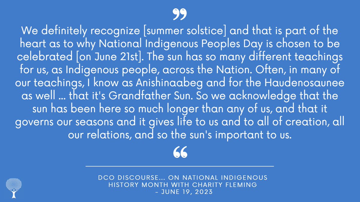 crisisontario's tweet image. This week on the #DCODiscourse #podcast, we are joined by Charity Fleming from @QualiaCBT to learn about National Indigenous History Month, National Indigenous Peoples Day, and how we can all celebrate and support these important events. Link in bio. #NIHM2023 #NIPD2023 #learning