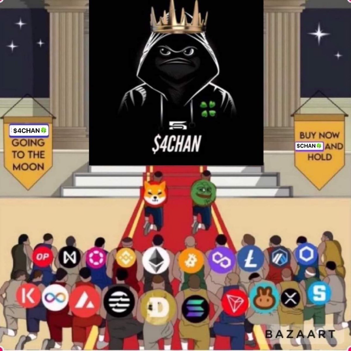 🤝Hey’s guys let’s collaborate with🤝 

<a href="/4Chan_Token/">4ChanToken</a> ( #4CHAN ) ✅

-<a href="/binance/">Binance</a>
-<a href="/coinbase/">Coinbase 🛡️</a>
-<a href="/kucoincom/">KuCoin</a>
-<a href="/krakenfx/">Kraken</a>
-<a href="/BithumbOfficial/">Bithumb</a>
-<a href="/bitfinex/">Bitfinex</a>
-<a href="/Uniswap/">Uniswap Labs 🦄</a>
-<a href="/Bitstamp/">Bitstamp by Robinhood</a>
-<a href="/Gemini/">Gemini</a>
-<a href="/Gateio_Startup/">Gate.io Startup is now Gate Launch</a>
-<a href="/Bybit_Official/">Bybit</a>
-<a href="/okx/">OKX</a>
-<a href="/HuobiGlobal/">火币HTX</a>
-<a href="/Poloniex/">Poloniex Exchange</a>
-<a href="/ProBit_Exchange/">ProBit Global</a>
-<a href="/cryptocom/">Crypto.com</a>

🧵1/