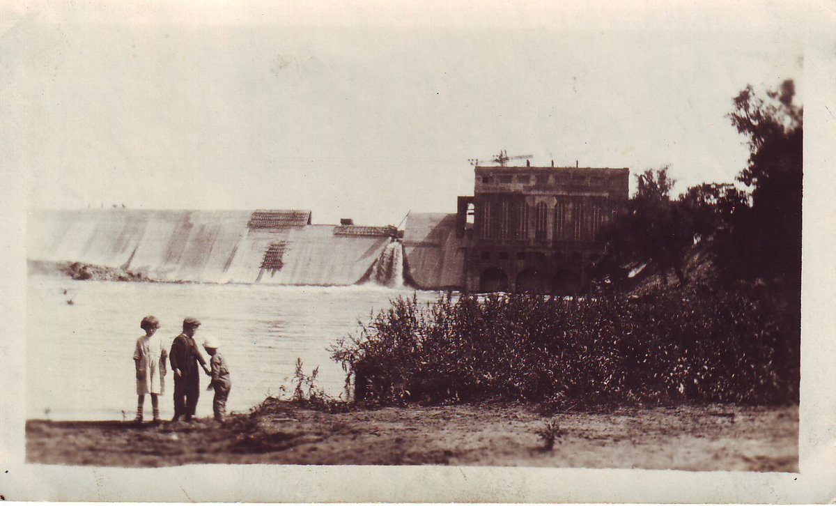 Photo of the Lake Zumbro dam being built circa 1917. #rochmn #publicpower