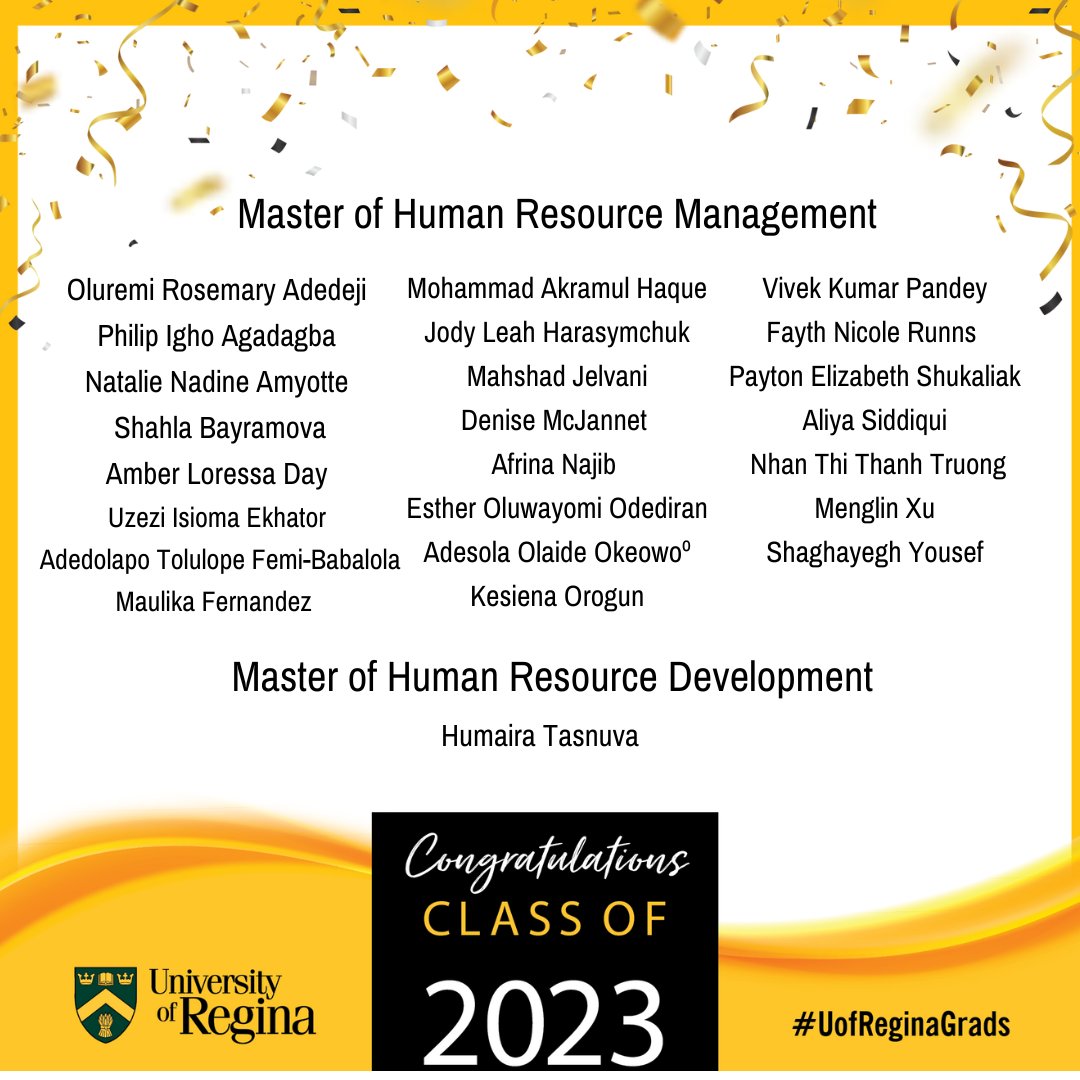 CPHRSK's tweet photo. 🎉Congratulations to the 2023 Spring HR graduates from @Hill_Levene🎉.

Are you an HR student? Interested in becoming a member?
⏩Visit https://t.co/wwNRnexTW7

#StudentMember #UofReginaGrad #CPHR #HR #HumanResources #PeopleLeadingBusiness https://t.co/rfBXRMPt5A