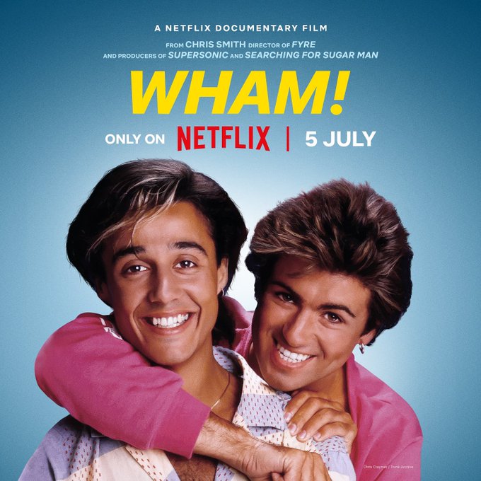 annesotv's tweet photo. Mais quelle bonne idée ce documentaire sur WHAM !
Le 5 juillet sur Netflix ✨🎤🎹🎶 https://t.co/WKwOC9CSUC