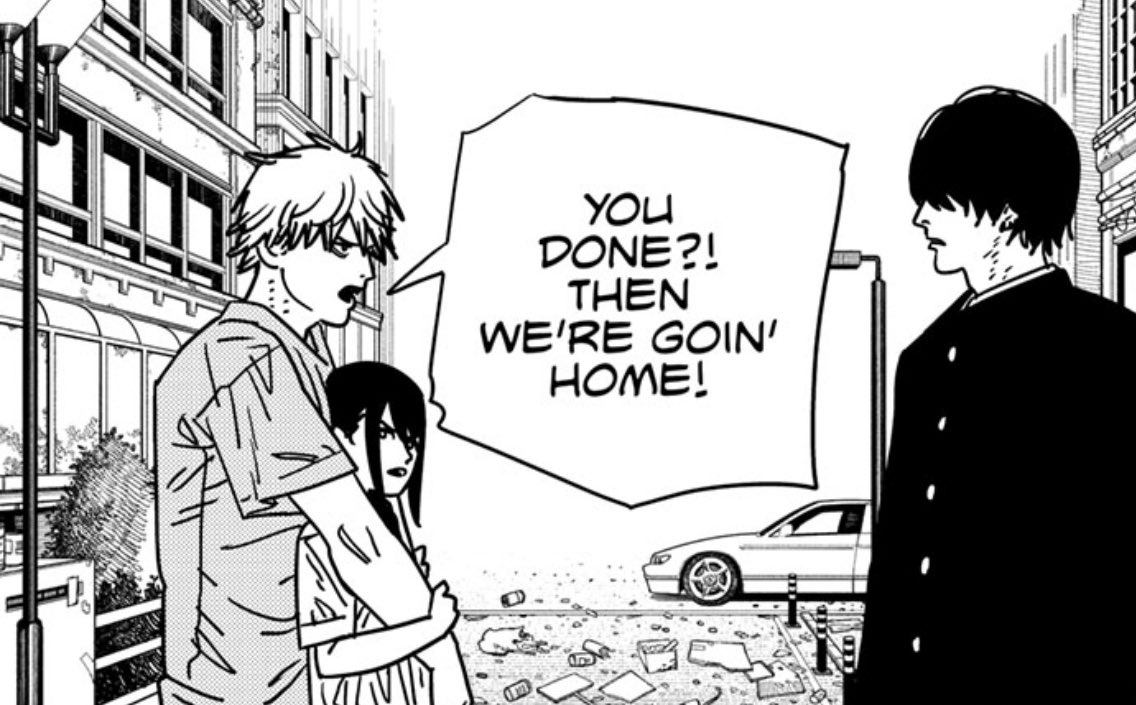 the way denji and nayuta ran to each other and denji holding nayuta protectively, like that’s his little sister!!