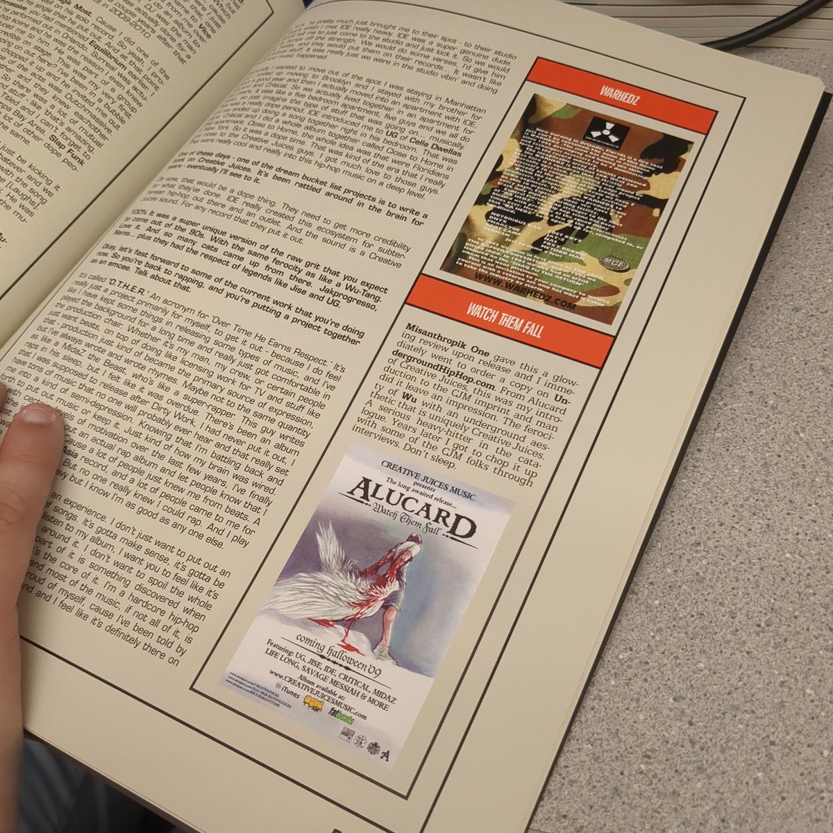 <a href="/CJMHipHop/">CreativeJuices Music</a> Yo peace <a href="/CJMHipHop/">CreativeJuices Music</a>! Included this in the latest issue.