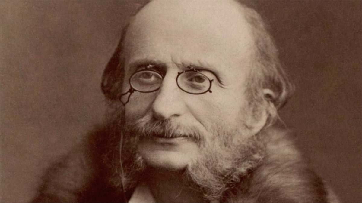 The German-born French composer Jacques Offenbach was born on this date in 1819.  The author of dozens of wildly-popular operettas, he was considered a hack by metaphysically-oriented composers like Berlioz and Wagner. But Debussy, Bizet and others loved his direct style.