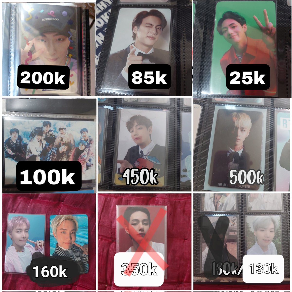 Want to sell❣️Wts 
ready ina!

Help rt🙏
☆bogor, ina
☆inc pack, exl adm
🌏Ww shipping
No refund no return

T. Bts yescard dicon 102 yes card mpc special card in the soop dfesta tae rante namjoon bluray sowoozoo the fact china photobook dicon hyyh proof collector wings ld m2u