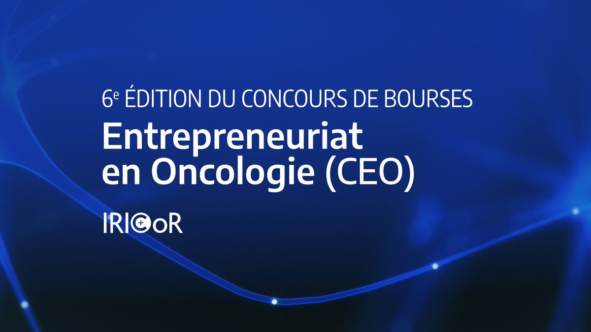 📢 𝐀𝐓𝐓𝐄𝐍𝐓𝐈𝐎𝐍! Prolongation de la date limite pour appliquer au 𝐂𝐨𝐧𝐜𝐨𝐮𝐫𝐬 𝐝𝐞 𝐛𝐨𝐮𝐫𝐬𝐞𝐬 - 𝐄𝐧𝐭𝐫𝐞𝐩𝐫𝐞𝐧𝐞𝐮𝐫𝐢𝐚𝐭 𝐞𝐧 𝐎𝐧𝐜𝐨𝐥𝐨𝐠𝐢𝐞 (𝐂𝐄𝐎)

𝐍𝐎𝐔𝐕𝐄𝐋𝐋𝐄 date limite : 7 juillet 2023 (17h)

Pour tous les détails : bit.ly/3LOnBlt