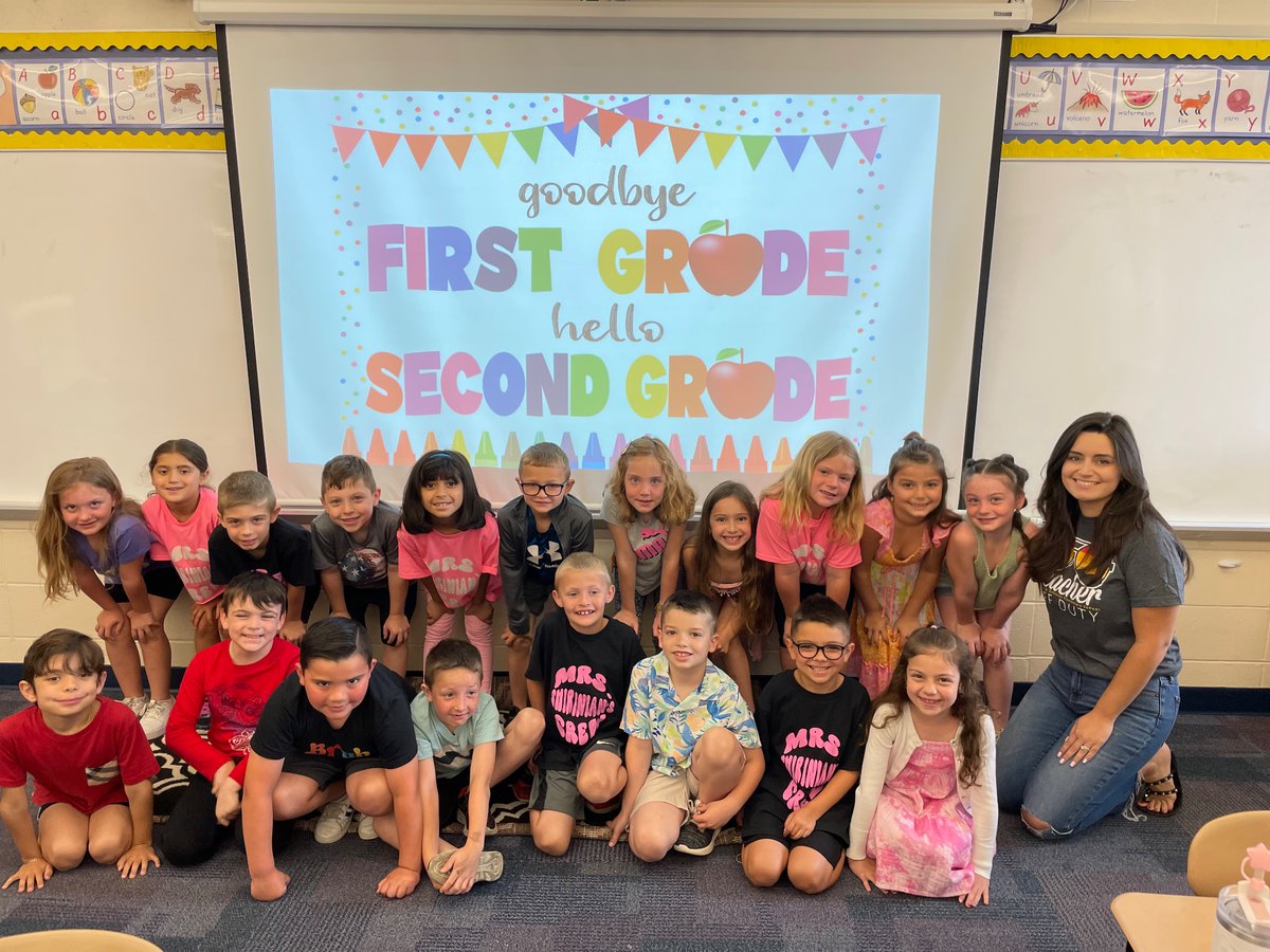 It’s official! They’re ready for second grade! #MWESchool