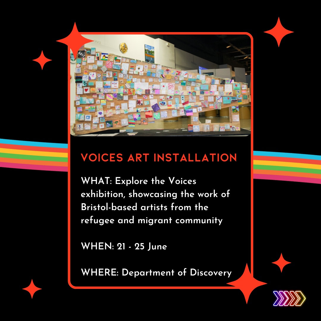 This #RefugeeWeek is all about sharing simple acts that spread ripples of compassion far and wide through refugee communities 🫶

Pop down to Sparks this week to shop for baby clothes, eat delicious food or explore beautiful artwork, all made by local Bristol-based refugees ✨