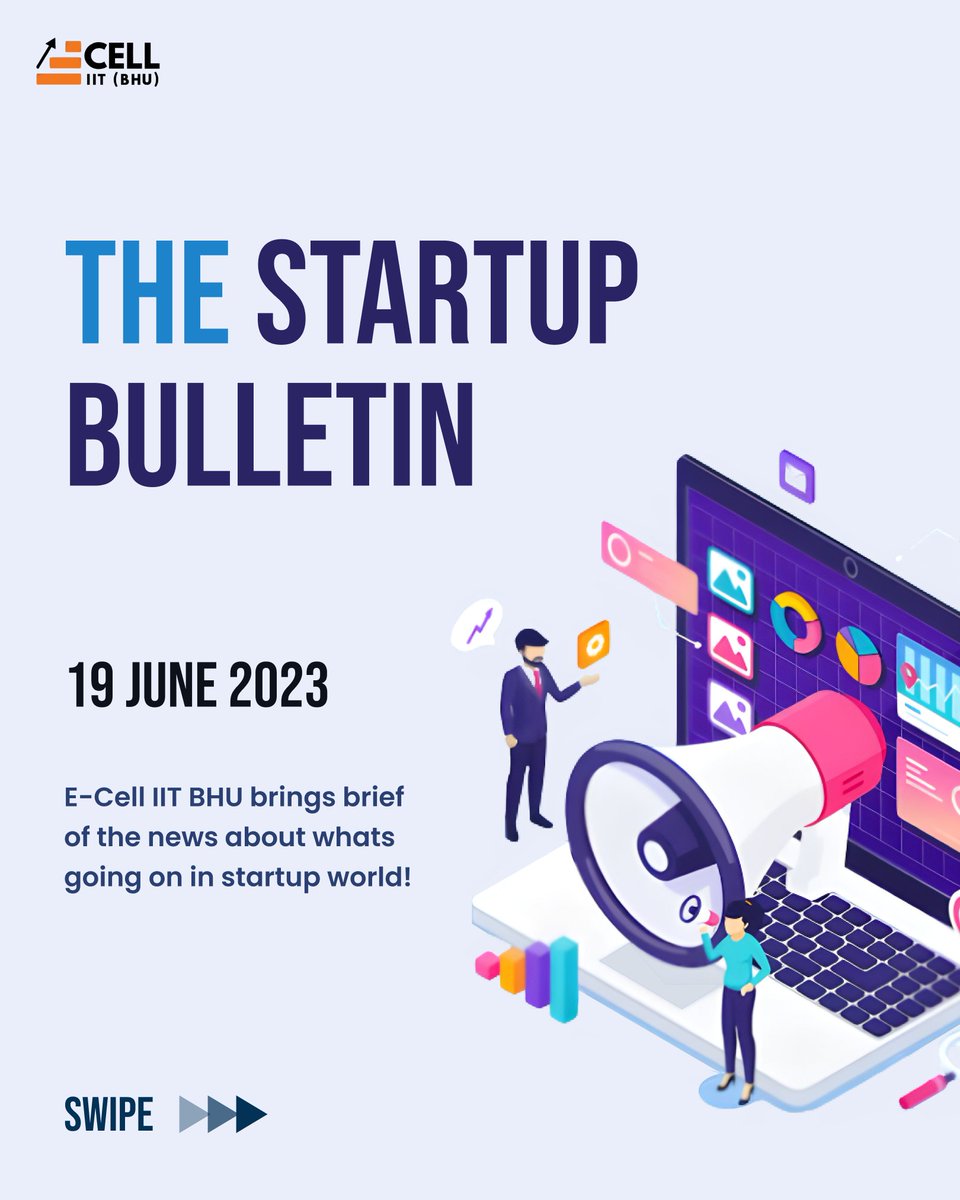 Let's help you catch a breath and get you up-to-date with some news from a fast-paced entrepreneurial world.

Check out the whole thread to follow The Startup Bulletin

1/7
#startupnews #entrepreneur #startuplife