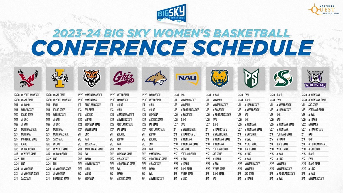 ✨ 23-24 #BigSkyWBB Schedule ✨

#ExperienceElevated🏔️