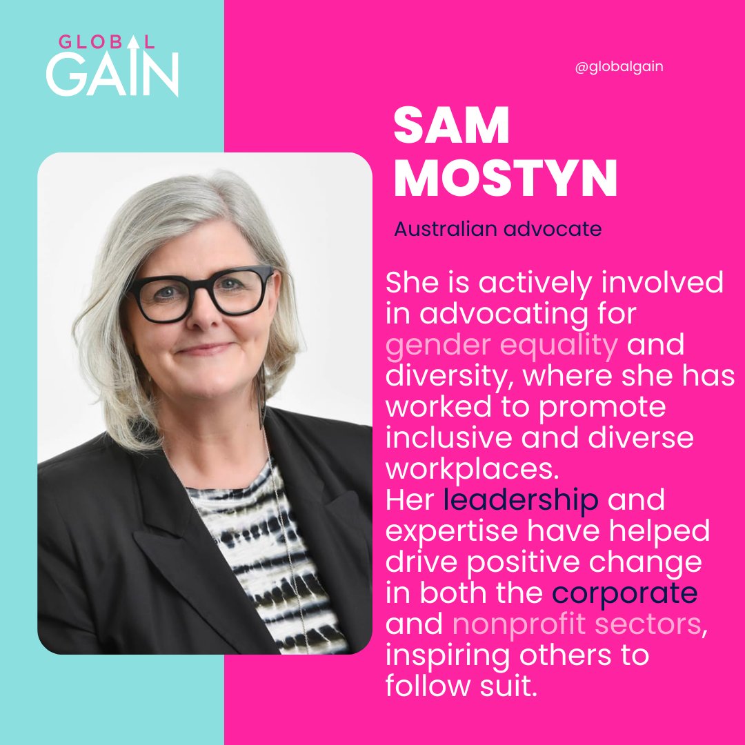 Through her work and advocacy, @sammostyn has made a significant impact in promoting sustainability, diversity, and social inclusion in #Australia. This shows the world that a woman can make a difference. #Womenlead #Womeninleadership #womenempowerment #sustainability