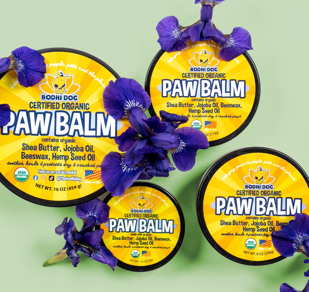 Protect and soothe your pet's paws with our Certified Organic Paw Balm. Made with love and natural ingredients, it's the paw-fect way to keep those precious paws healthy and happy, not to mention it is lick safe! 🐾 

#pawbalm #bodhidogpawbalm

amzn.to/3P5Z65j