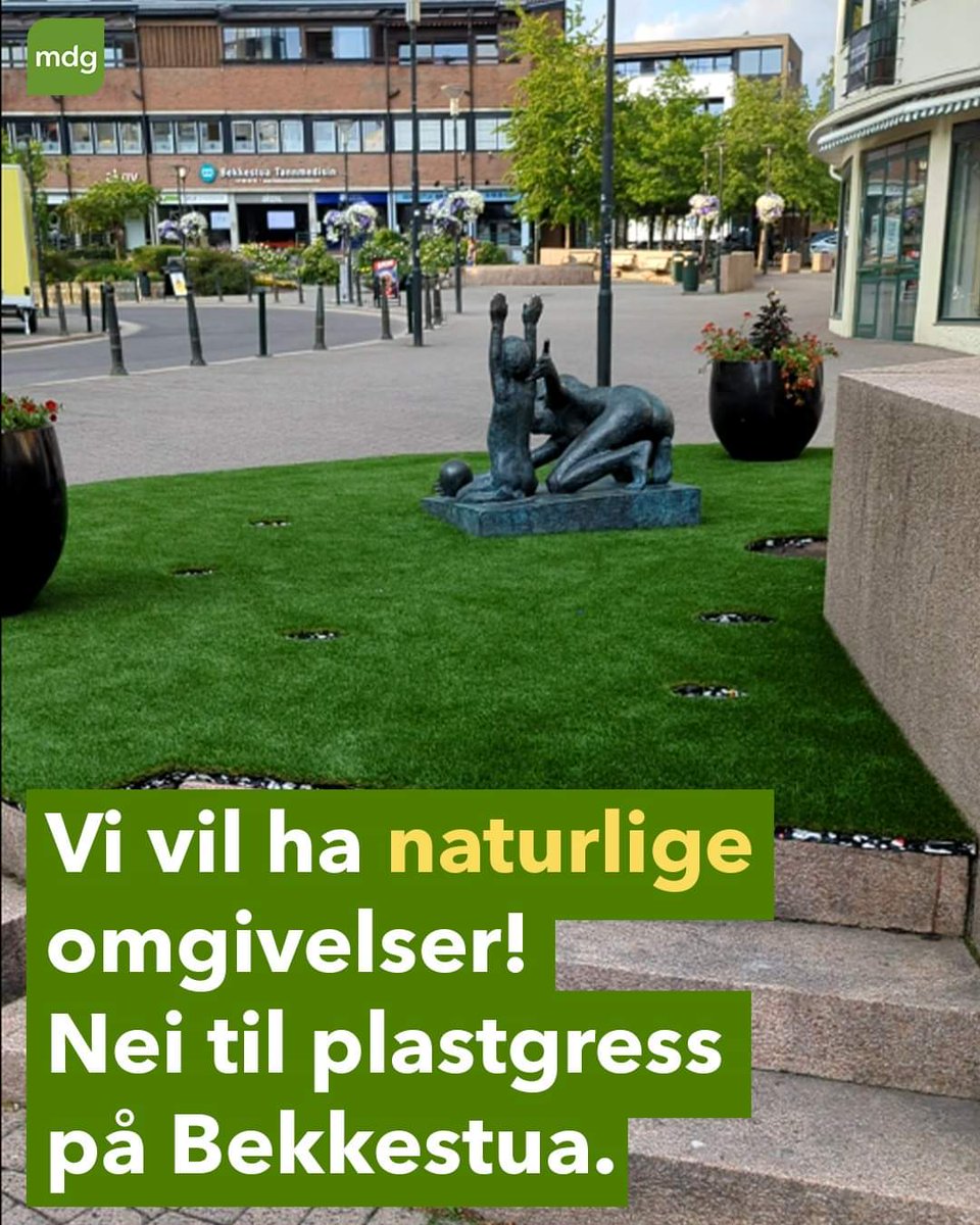 baerummdg's tweet photo. Ja takk til et plast- og bilfritt Bekkestua sentrum! https://t.co/q2fz5hjA6q