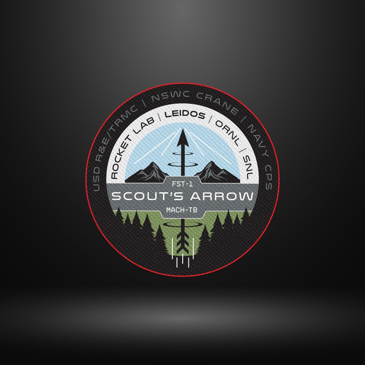 And as much as we love a night launch, we also love a good mission patch #ScoutsArrow