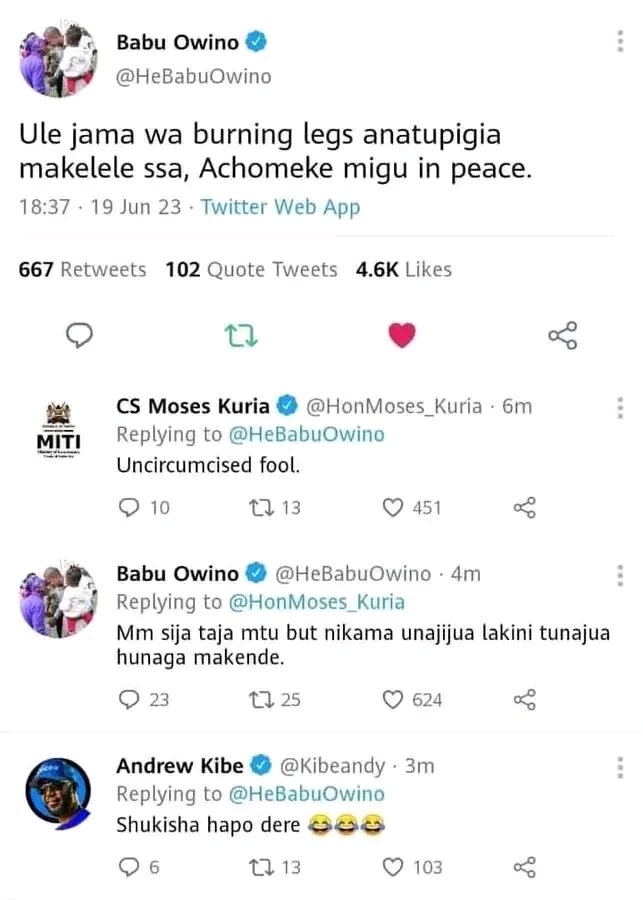 nooneshelp1's tweet photo. @HonMoses_Kuria What must have transpired pale State House… https://t.co/dp43UkgCRo