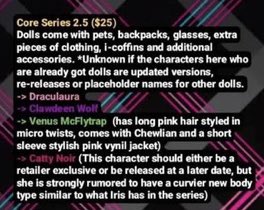 Draculaura and clawdeen have to be placeholders for spectra and howleen I won’t accept this