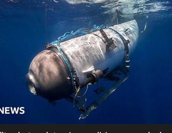 Stoutwalker's tweet photo. That Titanic Sub looks like a flashlight. https://t.co/UOwJ7GNa4P