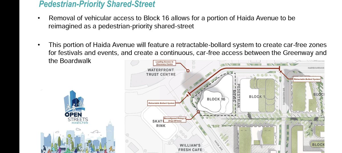 Wait, so retractable bollards do work in Canada eh?

More of these please all over #HamOnt. Hughson between Cannon and Hunter St would be great for creating a pedestrian and bicycle boulevard. 

Give residents and deliveries bollard fobs.