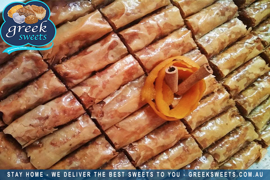 Traditional Greek sweets and more delivered in Sydney, FREE shipping. Get our famous Baklava delivered at home or work. 
#galaktoboureko #sweet #dessert #dessertlovers #dessertblogger #desserttime #greeksweets #friends #family #tagafriend #tellafriend #sydneyfood #sydney #baklava