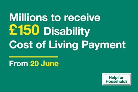 Disabled people in the UK will receive their one-off £150 disability cost-of-living payment from today (20 June).  

Most people who are paid a disability benefit will receive it automatically during the next two weeks. 

For more info visit: orlo.uk/Cost_Of_Living…