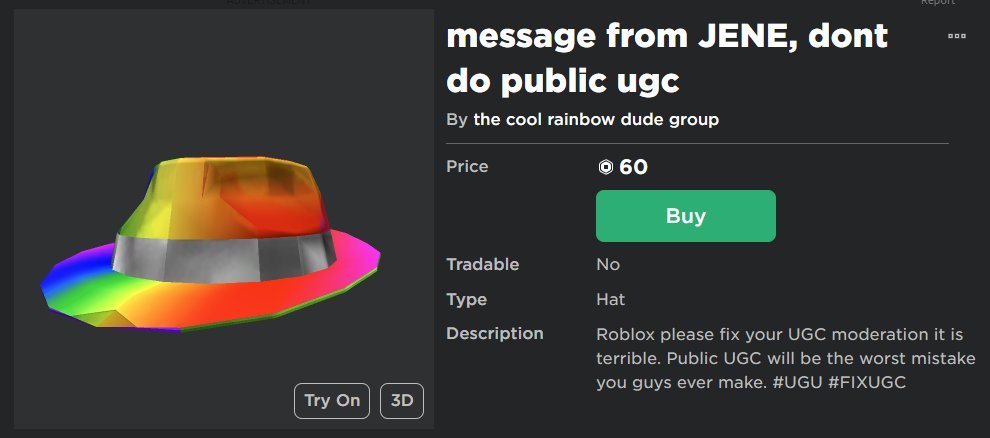 FREE UGC Rainbow Dominus - Roblox