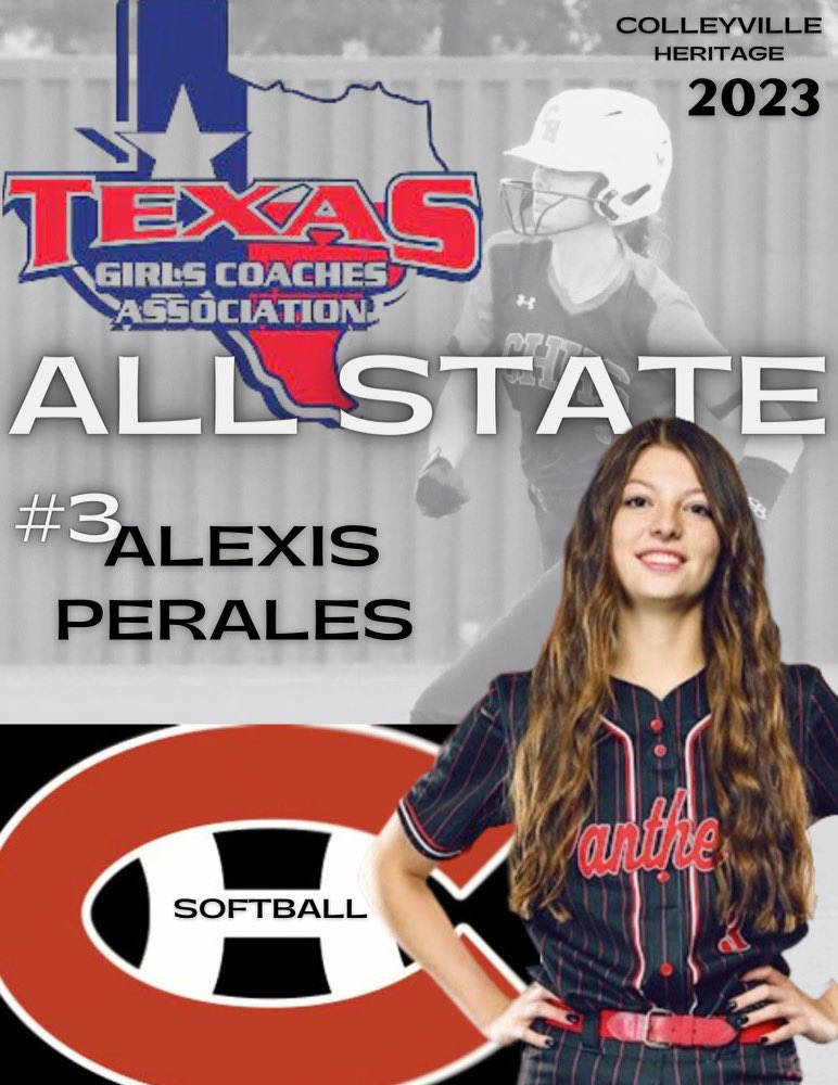 Congratulations to <a href="/AlexisPerales23/">Alexis Perales</a> for this amazing honor <a href="/GCISD_Athletics/">GCISD Athletics Dept.</a>