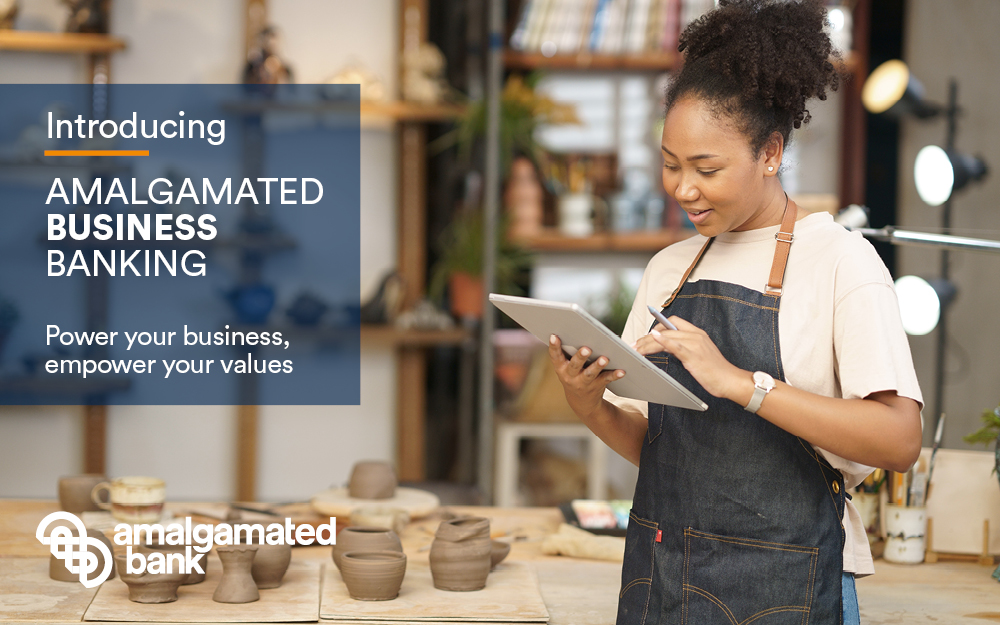 AmalgamatedBank's tweet image. 📢 Just a reminder that we recently launched Amalgamated Business! Don't miss out on the opportunity to align your business values with your banking solutions.

Contact us today to learn more: fal.cn/3zg02

#sociallyresponsiblebanking #businessbanking #bankyourvalues