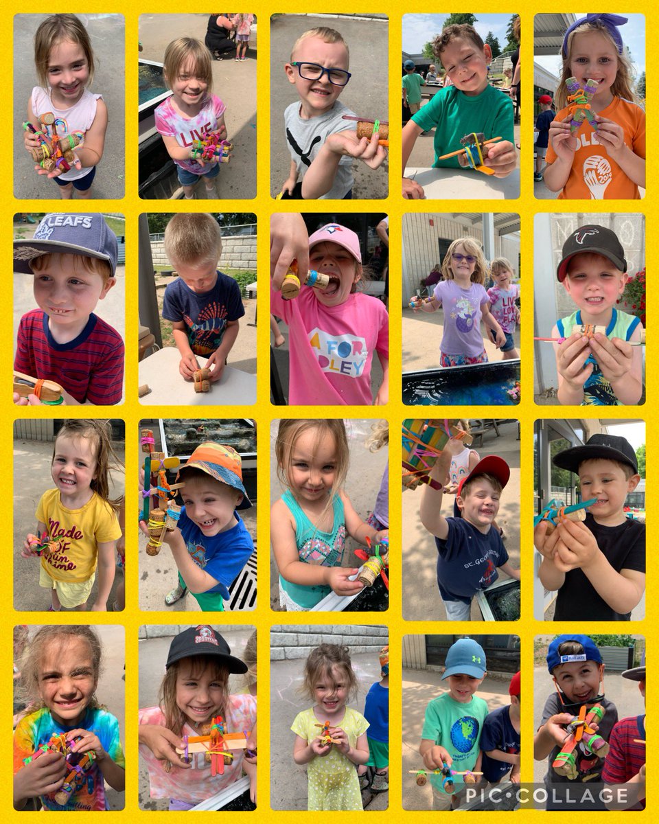 We had a totally terrific time with @tinkertruck today! It was amazing to see each child’s imagination come to life and float down the rivers. Tomorrow is HAT 🎩 and HYBRID day! #6moredays