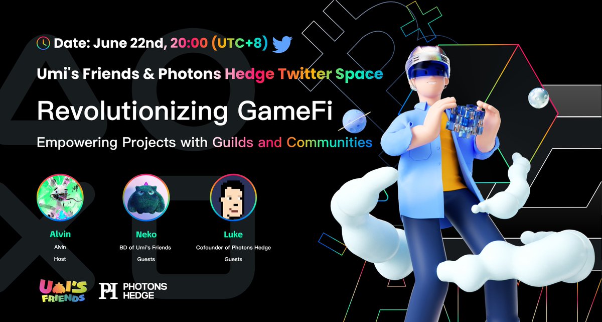 🚀Join us for the upcoming Twitter Space with Umi's Friends and @PhotonsHedge!

📅June 22nd at 20:00 UTC+8

twitter.com/i/spaces/1MYxN…