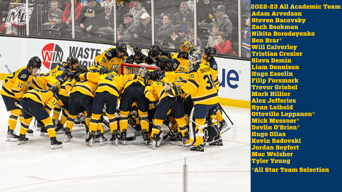 23 players and four All-Stars headline our <a href="/hockey_east/">Hockey East</a> All-Academic Class in 2022-23!

#GoMack