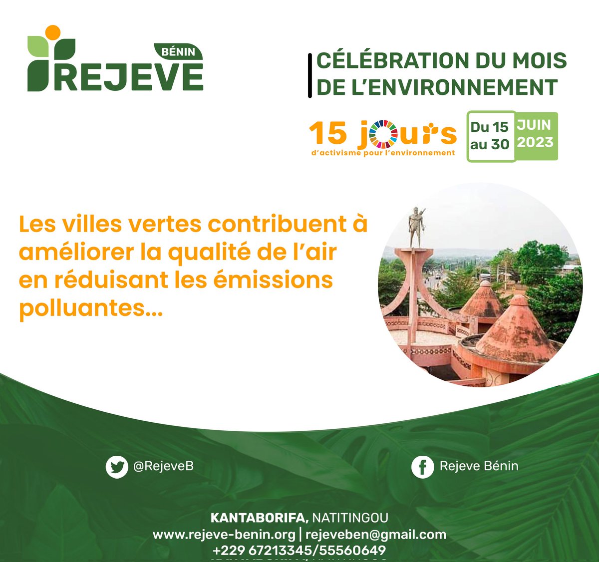 Conçues de manière à minimiser leurs impacts sur l'environnement, les villes vertes favorisent l'utilisation efficace de l'énergie et des ressources naturelles, encouragent le recyclage, et intègrent des pratiques ...(lire la suite ici👇🏽)
m.facebook.com/story.php?stor…
#wasexo #nanto