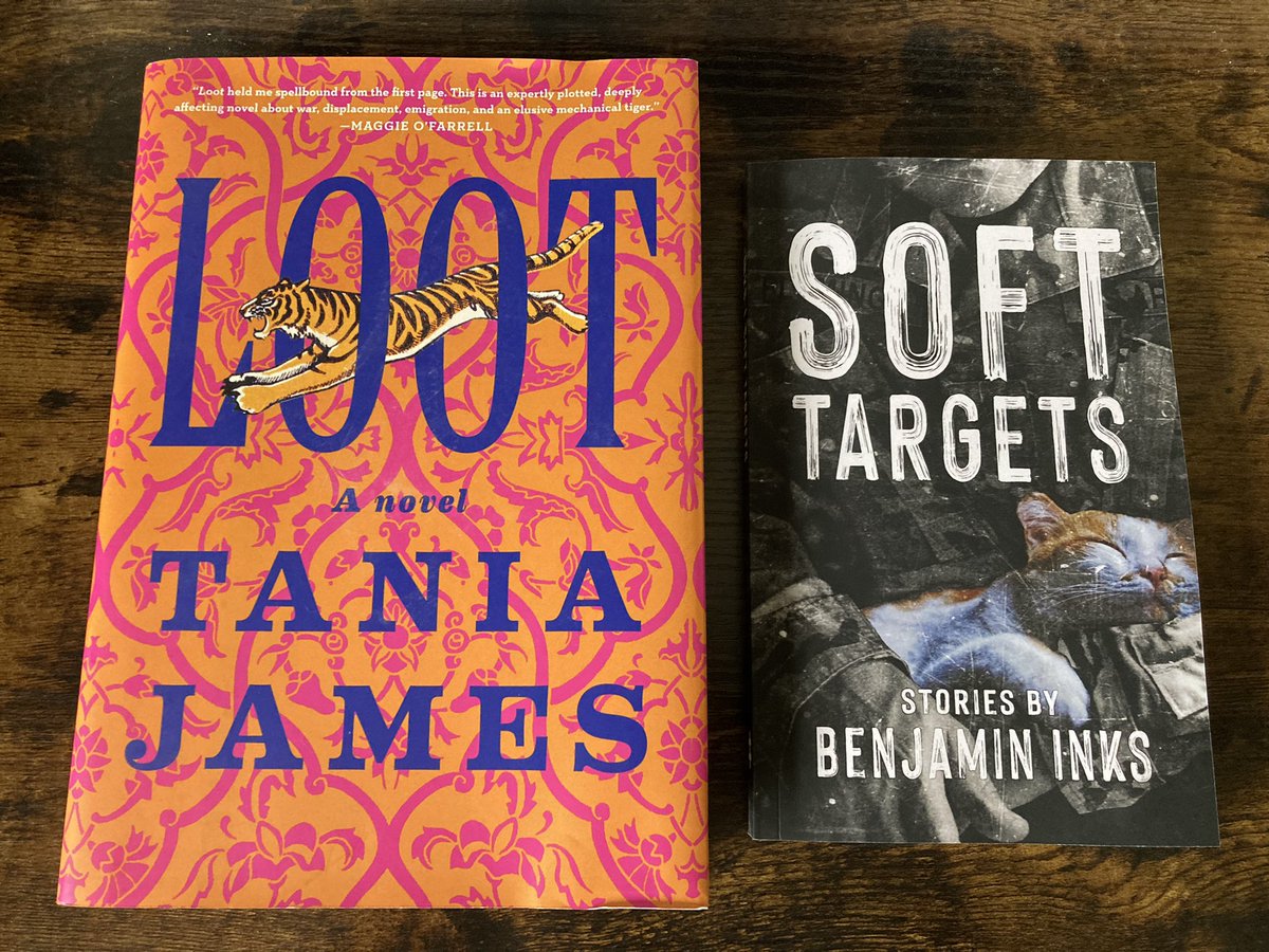 Very cool to get the new book of a mentor along with the new book of a friend in the same delivery. @taniajam