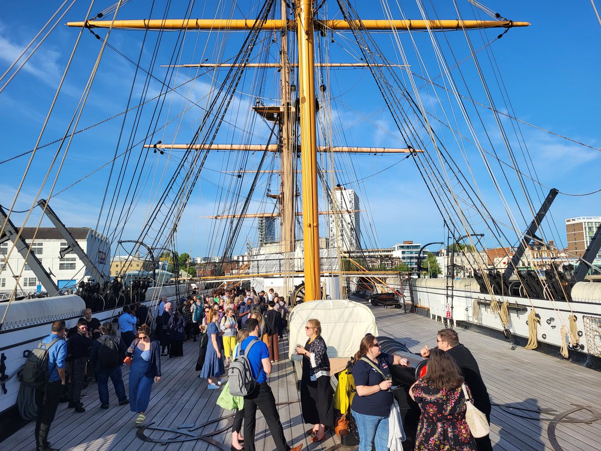 LauraAMichie's tweet image. ⚓️A pretty great place to have a conference wine reception @PHDockyard

Thanks for a great first day of #PlasticsFuture2023 @UoPPlastics