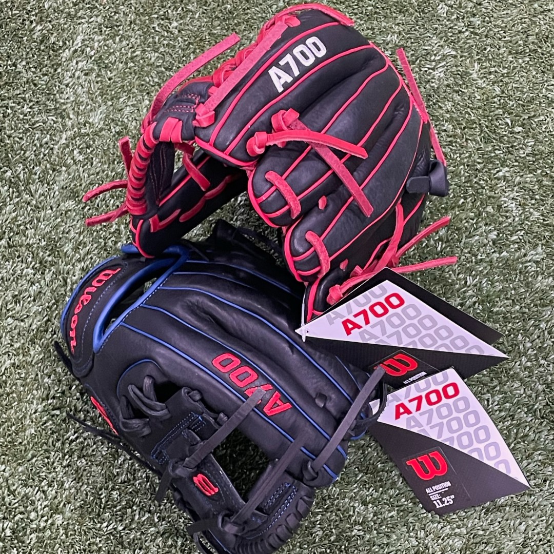 The Wilson A700 is designed for players who want a full-grain leather glove that is game-ready when purchased. Our pro shop has everything your player needs. #shoplocal #gameready #itswheretheplayersgo