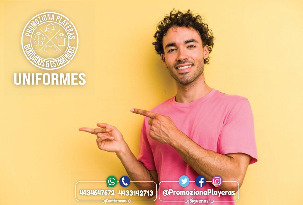 Promoziona's tweet photo. Bordado y estampado de todo tipo de uniformes https://t.co/qI0Q91TNcc